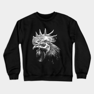 Rooster / Risograph Artwork Crewneck Sweatshirt